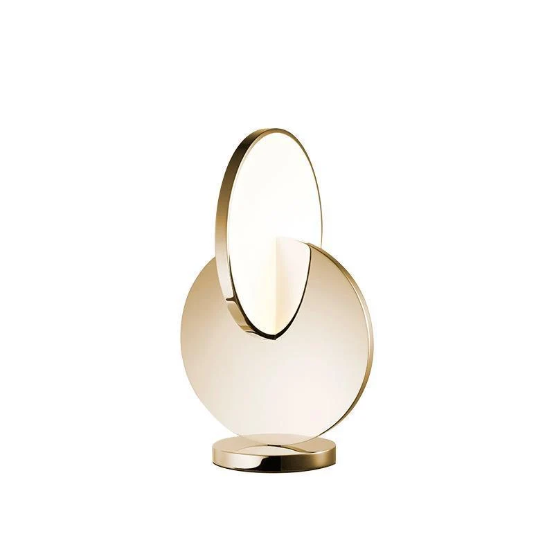 Künstlerische Tischlampe mit geometrischem Design