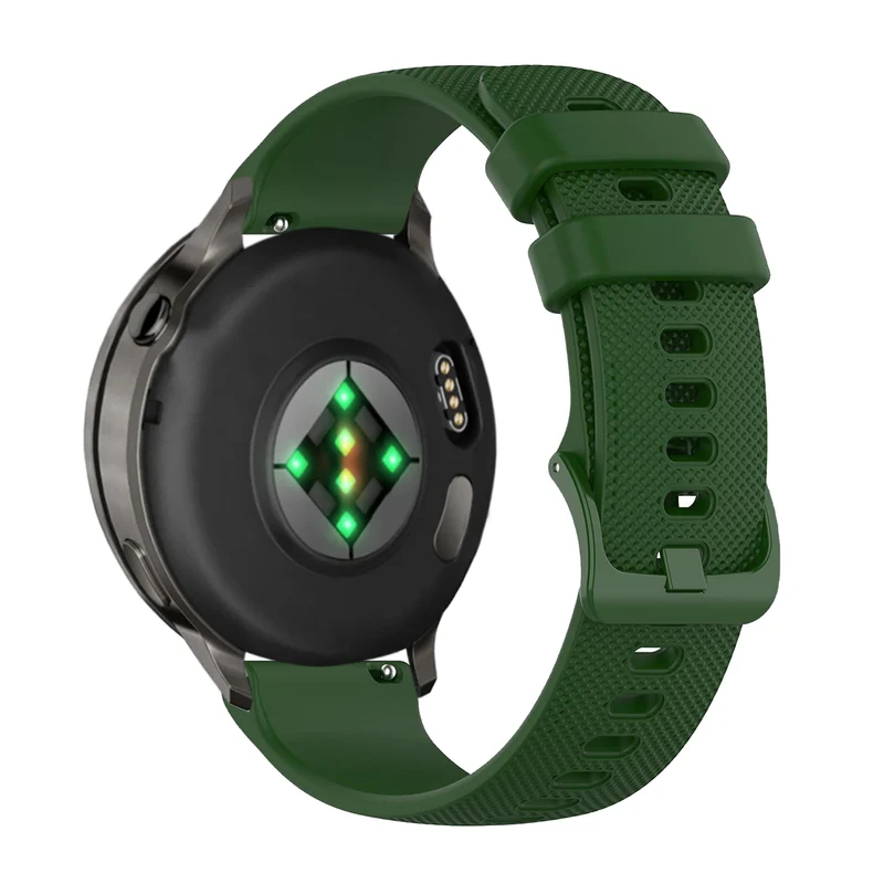 Bandz Garmin Forerunner 170 Silikonarmband 'Premium' (Armeegrün)