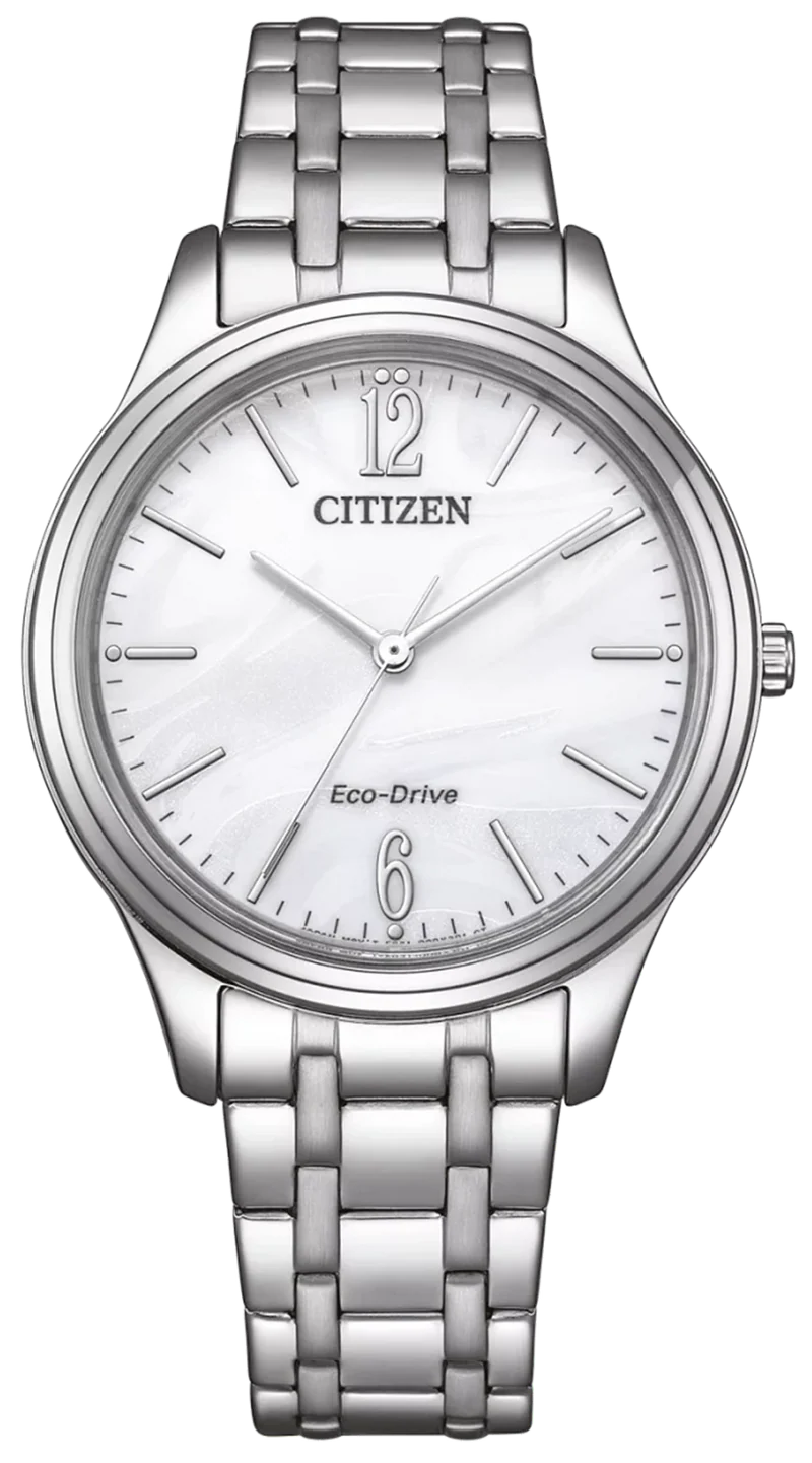 Citizen Elegant EM0411-71A Damenuhr • Umweltfreundlicher Eco-Drive • Kratzfestes Saphirglas