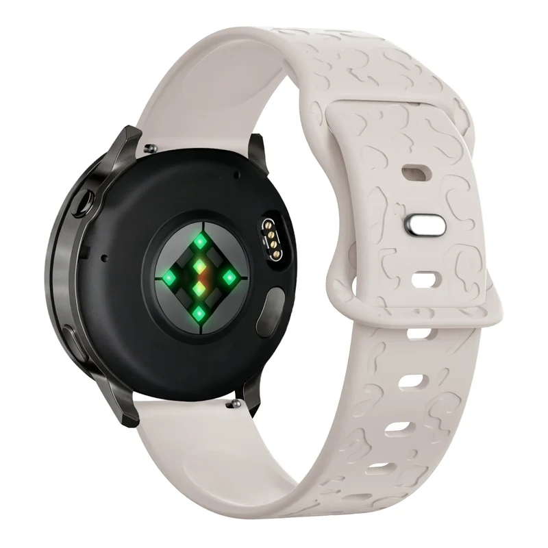 Bandz Garmin Forerunner 170 Silikonarmband 'Leopard' (Polarstern)