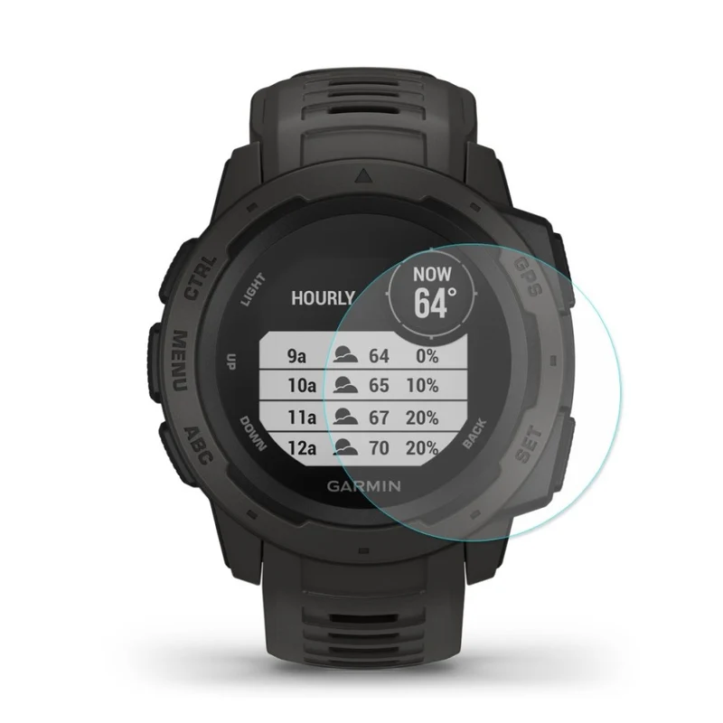 Garmin Instinct Gehärtetes Glas Displayschutz