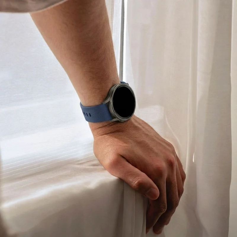 Bandz Garmin Forerunner 70 Silikonarmband 'Premium' (Dunkelblau)