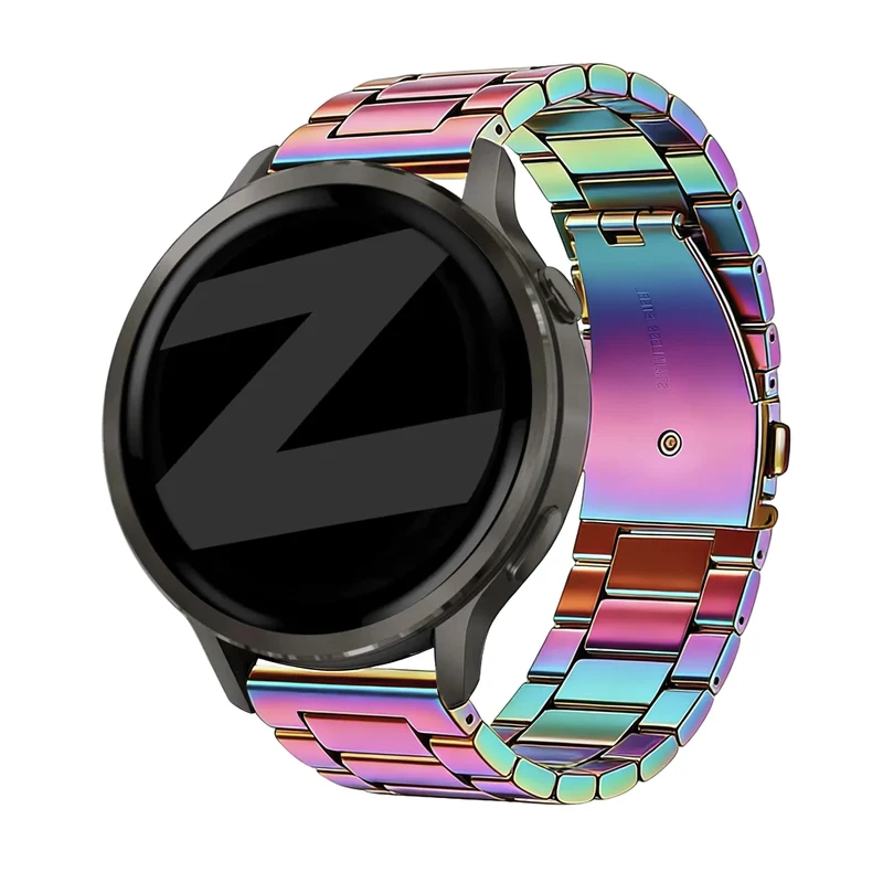 Bandz Garmin Forerunner 70 Stahlarmband 'Classic' (Regenbogen)