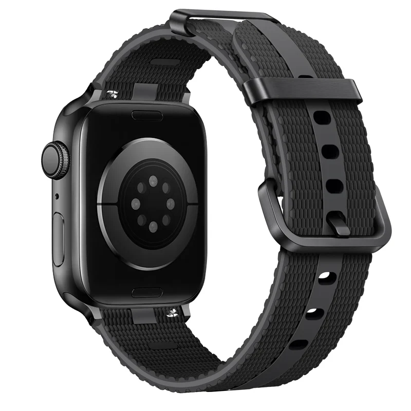 Apple Watch Silikon Active Armband (Schwarz)