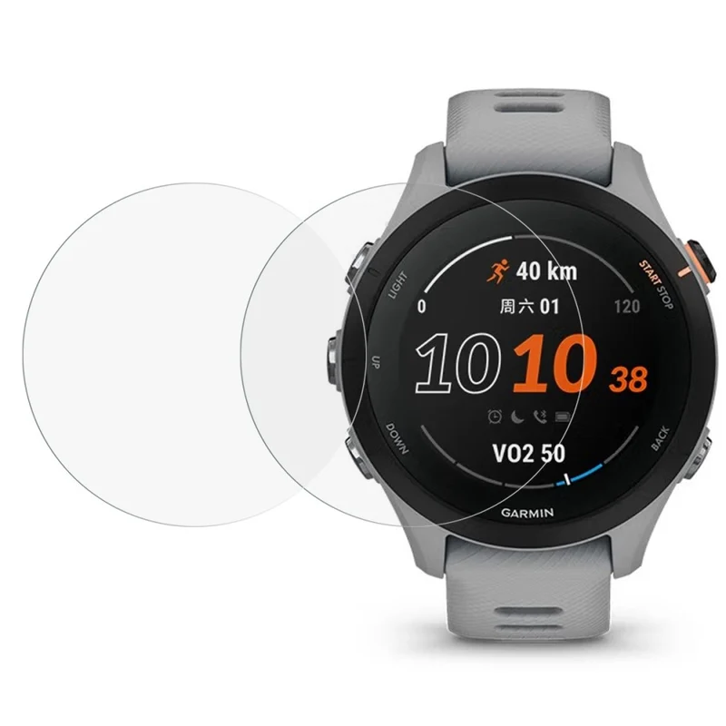 2stück Garmin Forerunner 255S Gehärtetes Glas Displayschutz