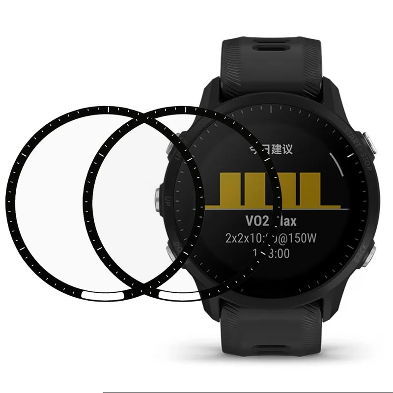2stück Garmin Forerunner 955 Plastik HD Displayschutz