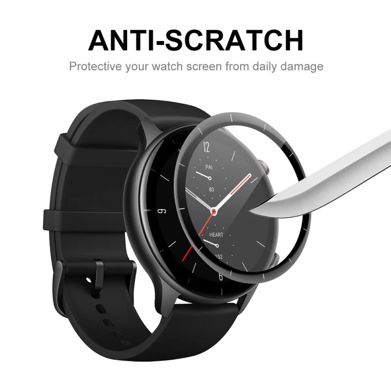 2stück Amazfit GTR 3 Plastik 3D Gekrümmt Displayschutz