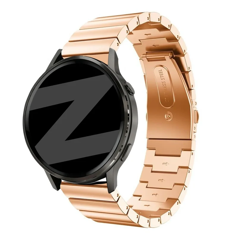 Bandz Garmin Forerunner 170 Stahlarmband 'One Bead' (Roségold)