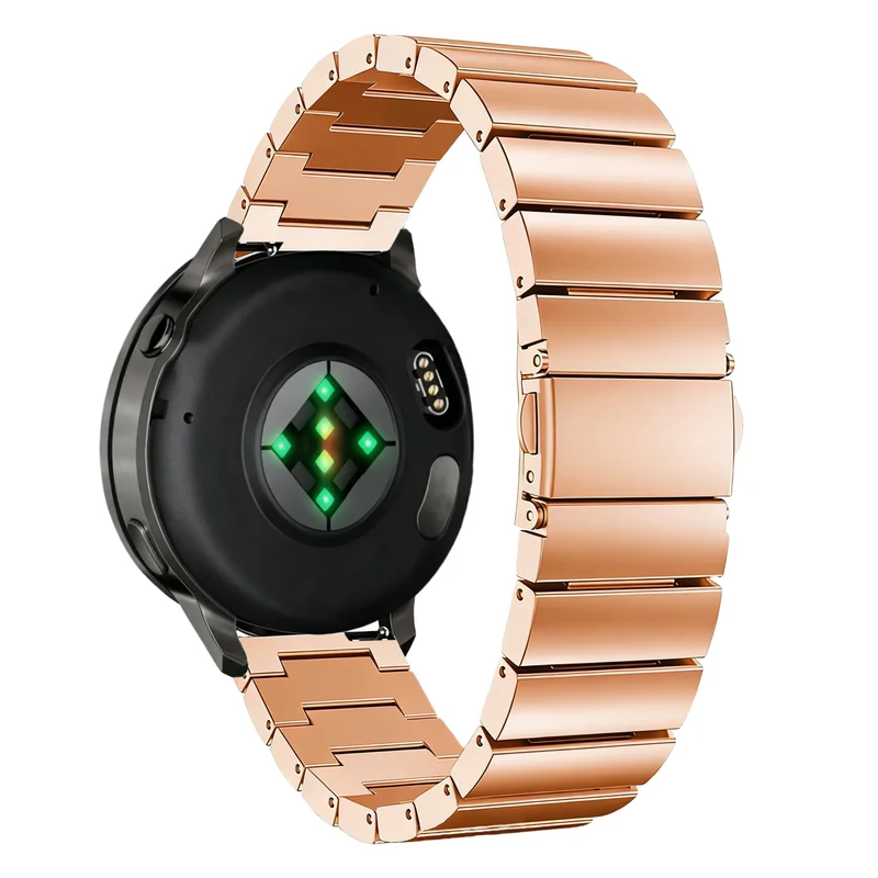 Bandz Garmin Forerunner 170 Stahlarmband 'One Bead' (Roségold)