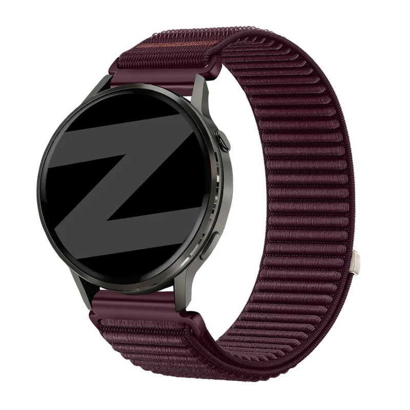 Bandz Garmin Forerunner 70 Nylonarmband 'Wave' (Dunkel Lila)