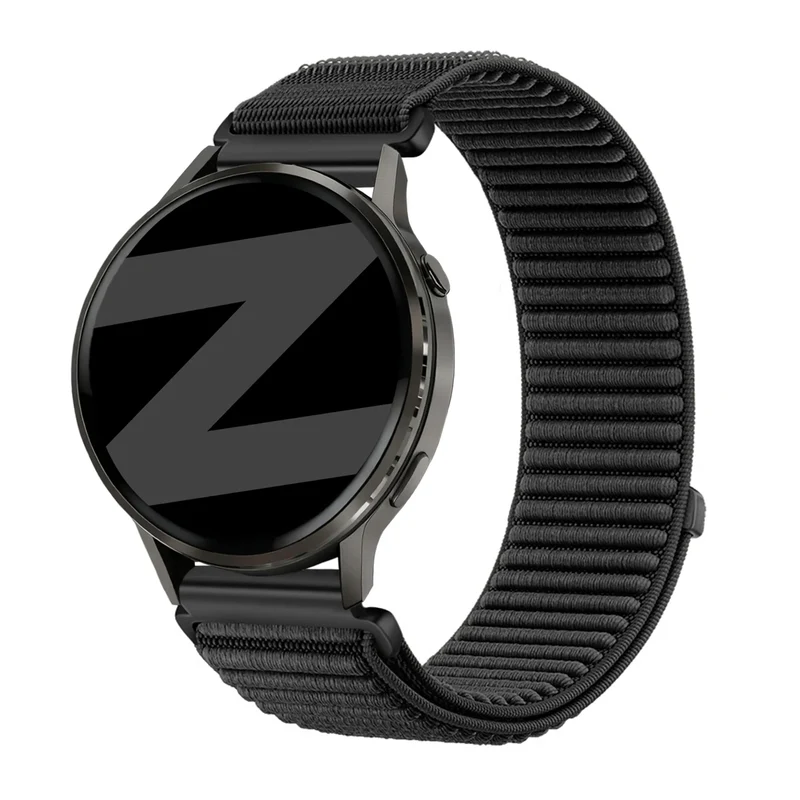 Bandz Garmin Forerunner 170 Nylonarmband 'Wave' (Schwarz)