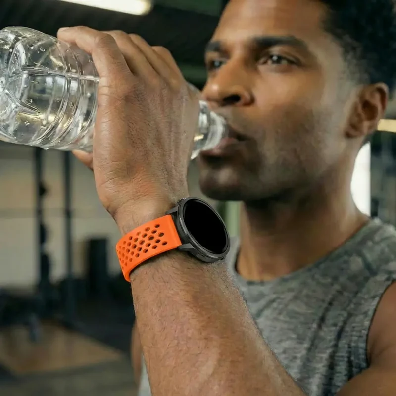 Bandz Garmin Forerunner 170 Silikonarmband 'Air' (Orange)