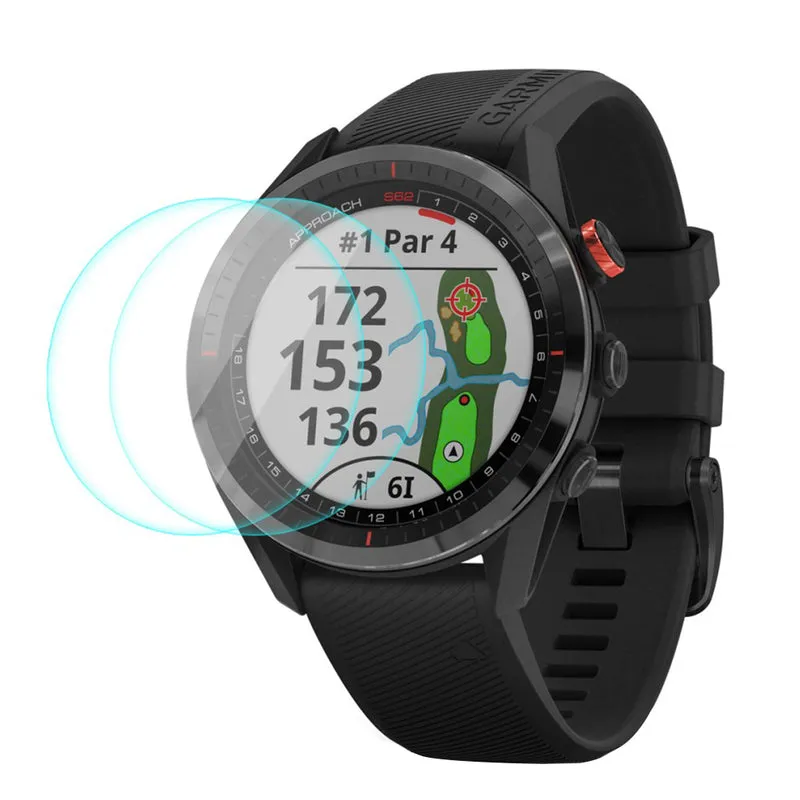 2stück Garmin Approach S62 Gehärtetes Glas Displayschutz
