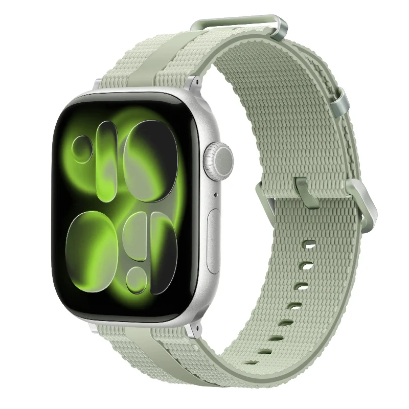 Apple Watch Silikon Active Armband (Hellgrün)