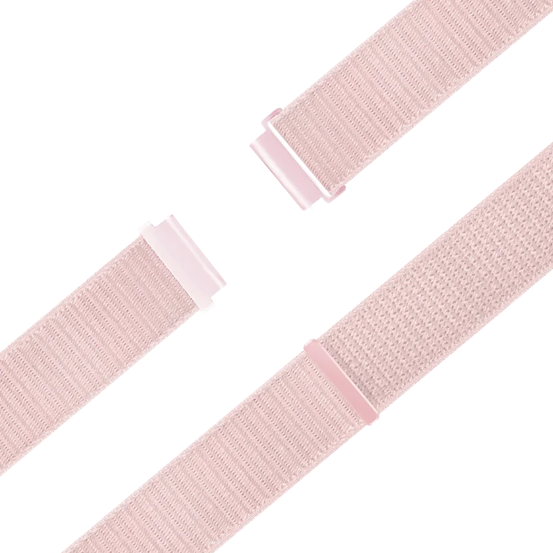 Bandz Garmin Forerunner 70 Nylon Loop Armband (Hellrosa)