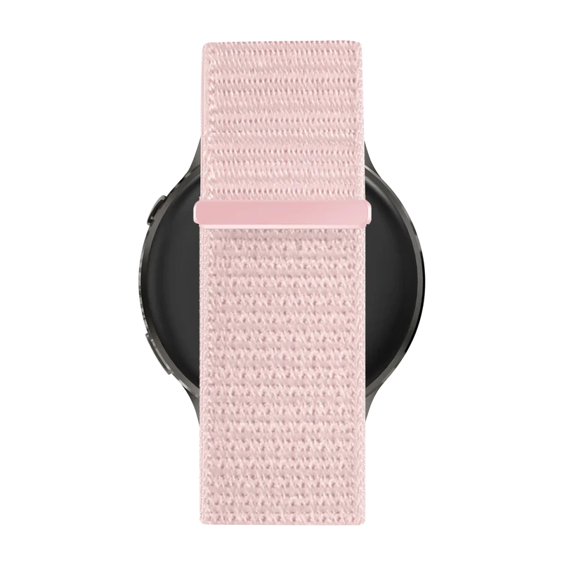 Bandz Garmin Forerunner 70 Nylon Loop Armband (Hellrosa)