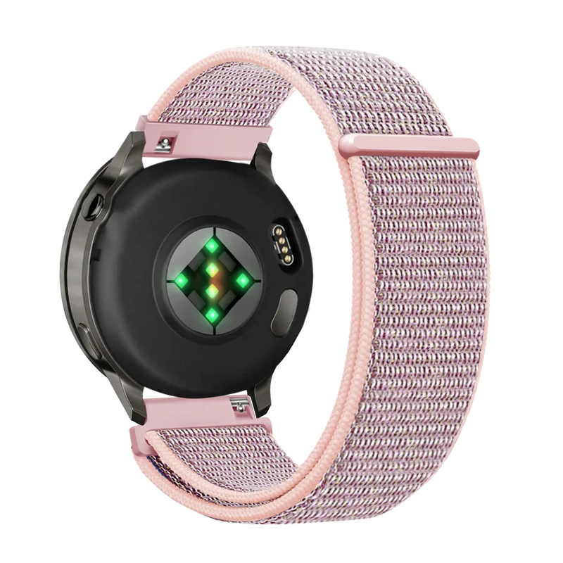Bandz Garmin Forerunner 170 Nylon Loop Armband (Rosa)