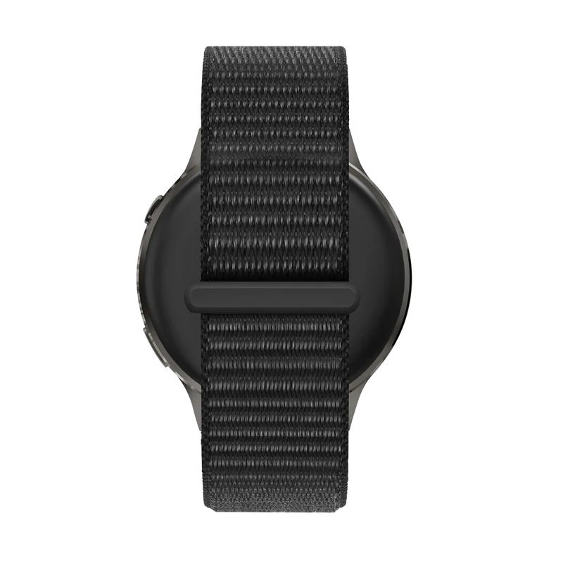 Bandz Garmin Forerunner 170 Nylon Loop Armband (Schwarz)