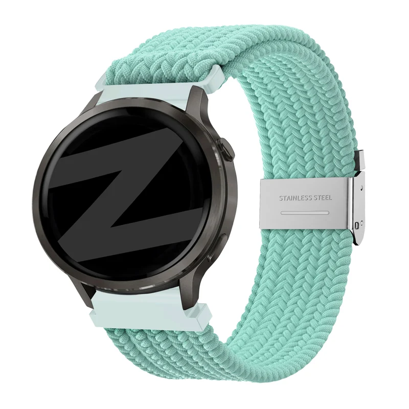 Bandz Garmin Forerunner 170 Gewebtes Nylonarmband (Türqis)