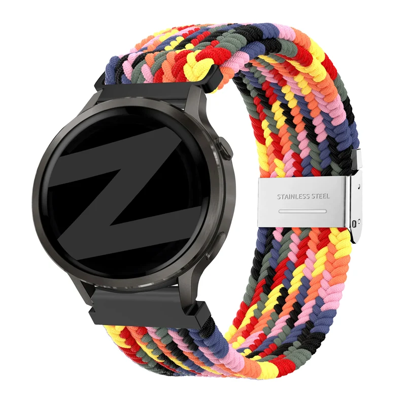 Bandz Garmin Forerunner 70 Gewebtes Nylonarmband (Mehrfarbig)