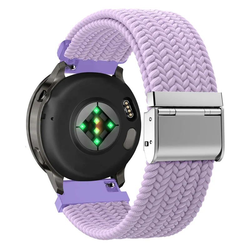 Bandz Garmin Forerunner 170 Gewebtes Nylonarmband (Hell Lila)