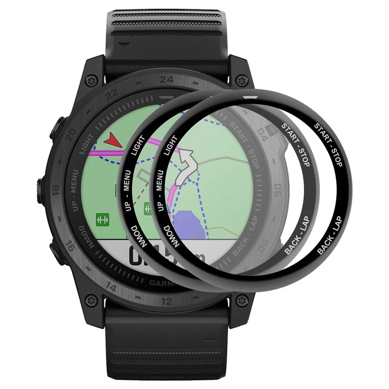 2stück Garmin Tactix 7 / Garmin Tactix 7 Pro Plastik 3D Gekrümmt Universell Displayschutz