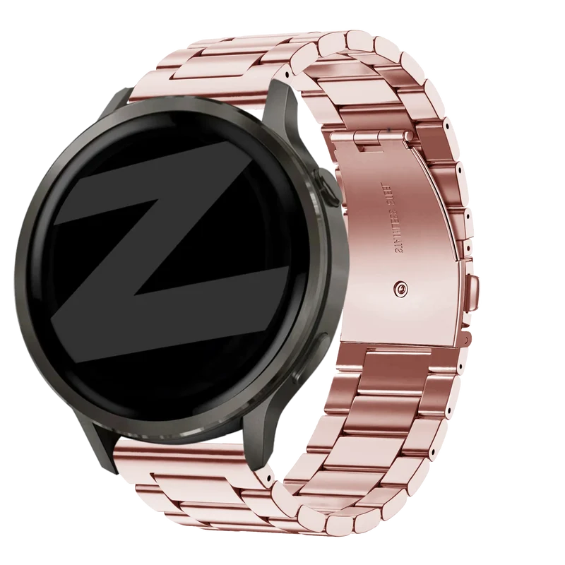 Bandz Garmin Forerunner 70 Stahlarmband 'Classic' (Rosa)