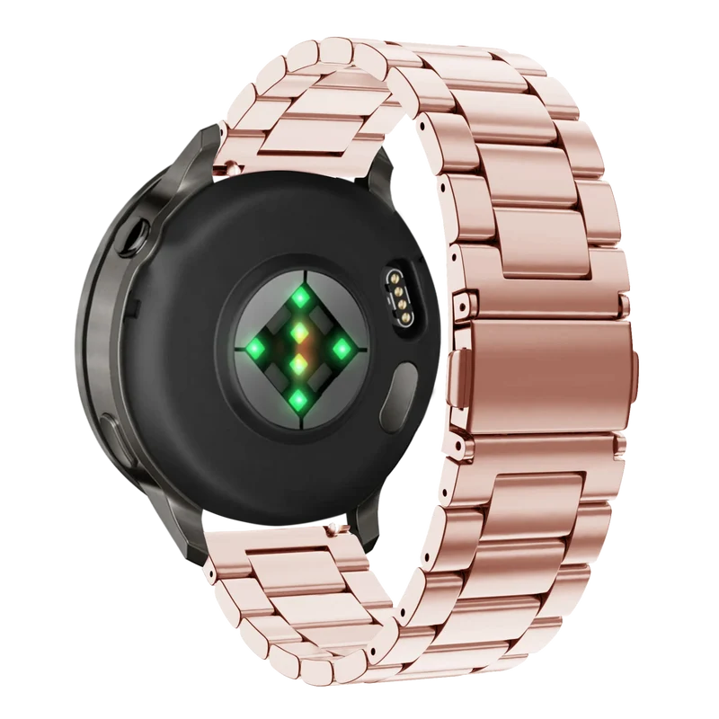 Bandz Garmin Forerunner 70 Stahlarmband 'Classic' (Rosa)
