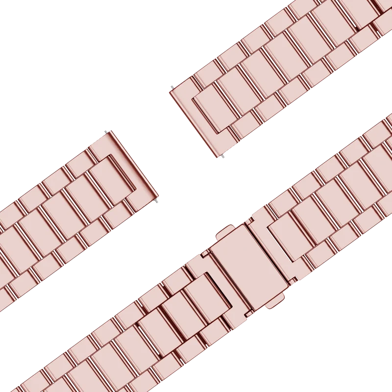 Bandz Garmin Forerunner 70 Stahlarmband 'Classic' (Rosa)