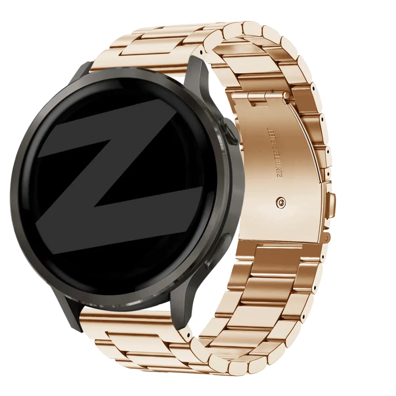 Bandz Garmin Forerunner 170 Stahlarmband 'Classic' (Roségold)