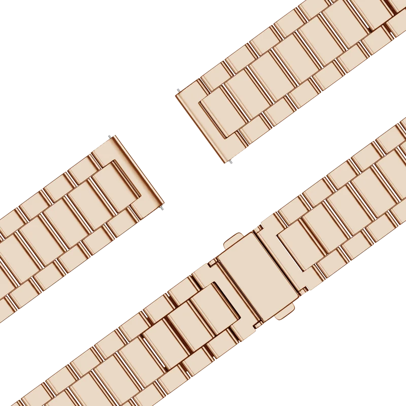 Bandz Garmin Forerunner 170 Stahlarmband 'Classic' (Roségold)