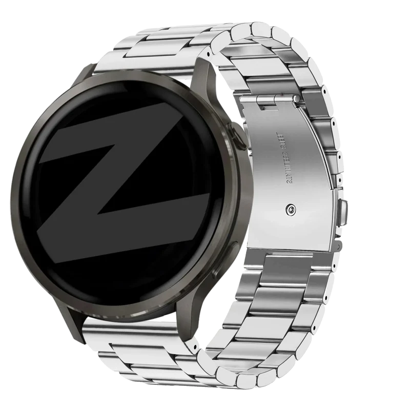 Bandz Garmin Forerunner 170 Stahlarmband 'Classic' (Silber)