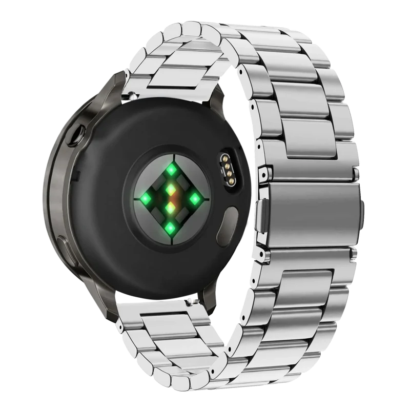 Bandz Garmin Forerunner 170 Stahlarmband 'Classic' (Silber)