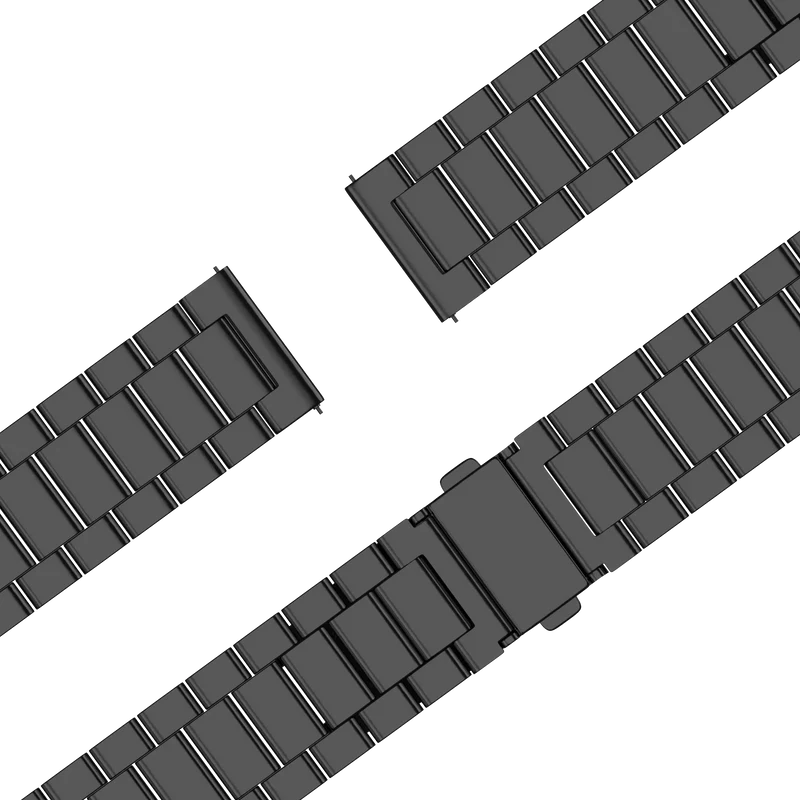 Bandz Garmin Forerunner 70 Stahlarmband 'Classic' (Schwarz)