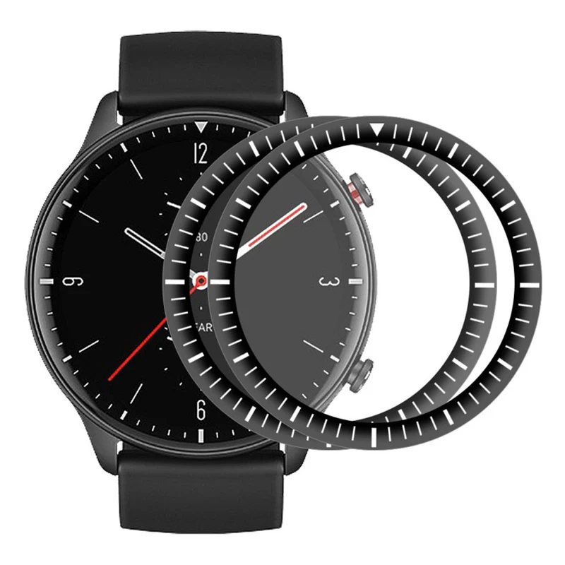 2stück Amazfit GTR 2 Plastik 3D Gekrümmt Displayschutz