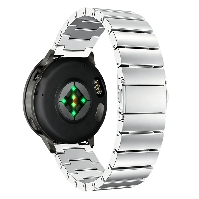 Bandz Garmin Forerunner 170 Stahlarmband 'One Bead' (Silber)