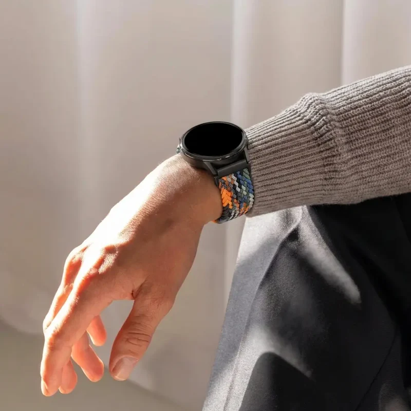Bandz Garmin Forerunner 70 Geflochtenes Armband 'Parachute' (Mehrfarbig)