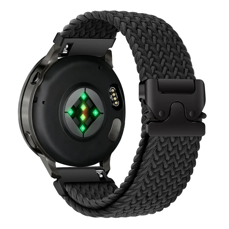 Bandz Garmin Forerunner 70 Geflochtenes Armband 'Parachute' (Schwarz)