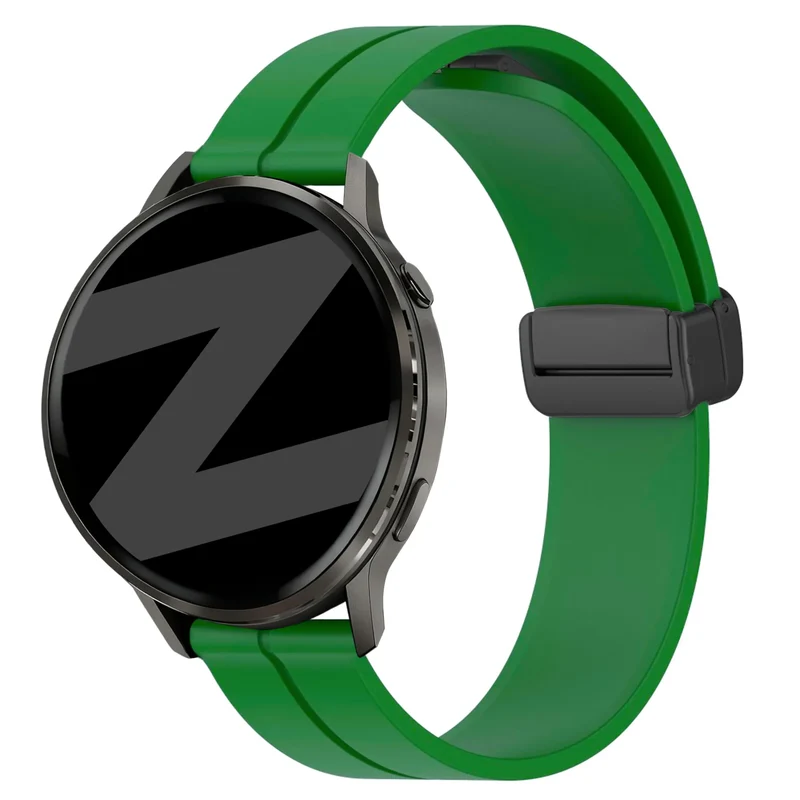 Bandz Garmin Forerunner 70 Silikonarmband mit D-Schnalle (Grün)