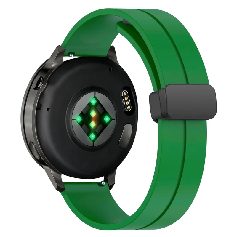 Bandz Garmin Forerunner 70 Silikonarmband mit D-Schnalle (Grün)