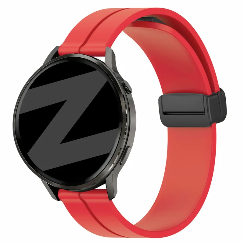 Bandz Garmin Forerunner 70 Silikonarmband mit D-Schnalle (Rot)