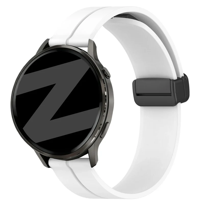 Bandz Garmin Forerunner 170 Silikonarmband mit D-Schnalle (Weiß)