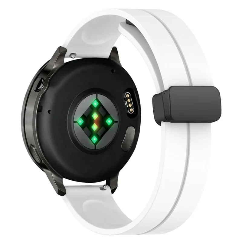Bandz Garmin Forerunner 170 Silikonarmband mit D-Schnalle (Weiß)