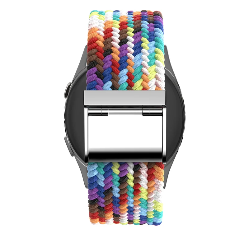 Bandz Garmin Forerunner 70 Gewebtes Nylonarmband (Farbenfroh)