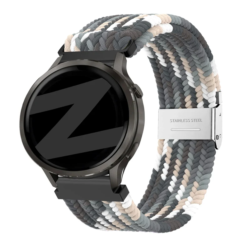 Bandz Garmin Forerunner 170 Gewebtes Nylonarmband (Mandala Schwarz)