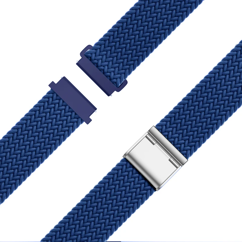 Bandz Garmin Forerunner 70 Gewebtes Nylonarmband (Blau)