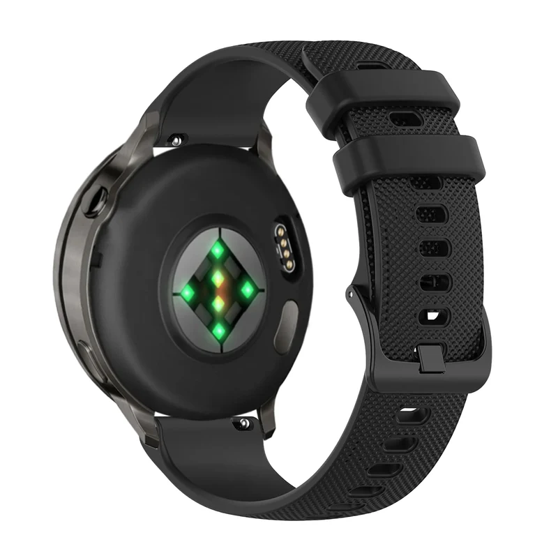 Bandz Garmin Forerunner 170 Silikonarmband 'Premium' (Schwarz)
