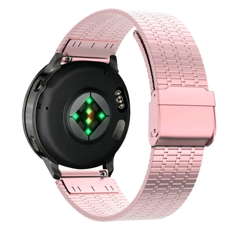 Bandz Garmin Forerunner 170 Verstellbares Stahlarmband (Rosa)