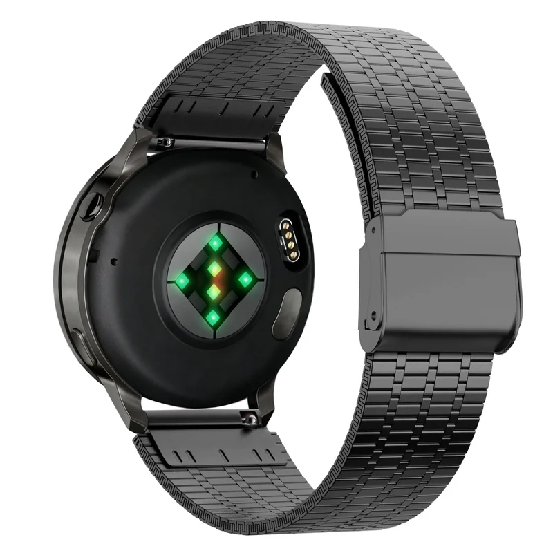 Bandz Garmin Forerunner 70 Verstellbares Stahlarmband (Schwarz)