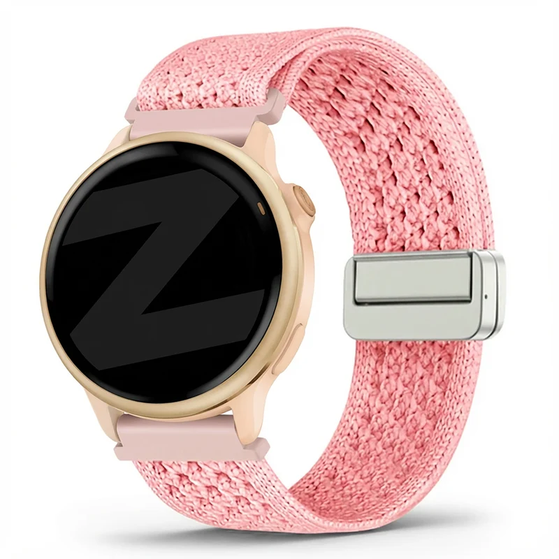 Bandz Garmin Forerunner 70 Vintage Nylonarmband (Rosa)